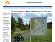 Tablet Screenshot of international-cyclist.com